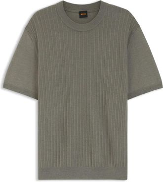 HUGO BOSS T-shirt - Heren - T-shirts - Beige - XL - Tops