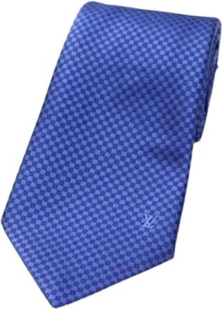 Louis Vuitton Pre-owned Accessories, male, Blue, Size: ONE SIZE Pre-owned Cravat