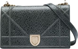 Dior Pre-owned Dior Medium Crackled Deerskin Diorama Flap Crossbody Ladies MLUMZ5B0G9646KX1