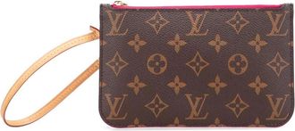 Louis Vuitton Pre-owned Clutches, female, Brown, Size: ONE SIZE Pre-owned Patterned Zip Pouch