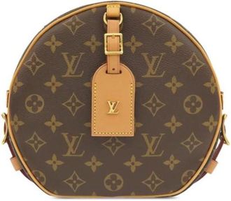 Louis Vuitton Pre-owned Boite Chapeaux Souple - Dames - Vintage Schoudertas - Bruin - ONE Size - Leer - Vintage