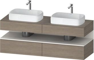 Duravit Qatego Consola Mueble Bajo Lavabo, 2 Extensiones, 2 - Duravit