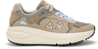 Sun 68 Casual Sneaker voor Dagelijks Gebruik - Dames - Sneakers - Beige - 39 EU - Leer - Schoenen