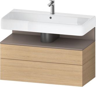 Duravit Duravit Qatego Mueble Bajo Lavabo, 1 Extra&iacute;ble Y 1 Caj&oacute;n