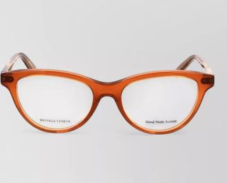 Bottega Veneta acetate cat-eye optical glasses