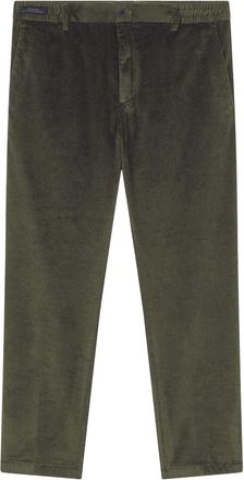 Paul & Shark Velvet chino Trousers, Man, Light Green Taupe, Size: 48
