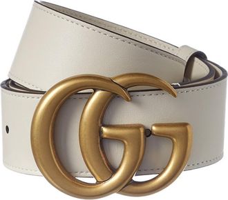 Gucci Double G Leather Belt