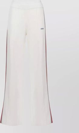 Autry wide leg viscose trousers side bands