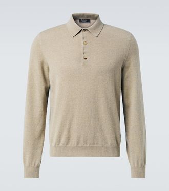 Loro Piana Arona cashmere polo sweater