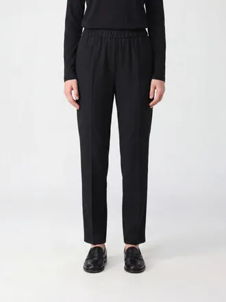 Fabiana Filippi Pantaloni skinny in misto lana con vita elasticizzata