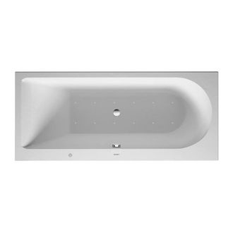 Duravit Ba&ntilde;o De Hidromasaje Duravit Darling New Rect&aacute;ngulo, 1700x600mm, Versi&oacute;n Empotrada O Para Revestimiento De Ba&ntilde;era, 1 Respaldo Inclinado A La Izquierda,