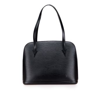 Louis Vuitton Pre-owned Womens Soufflot Tote Bag Structured - Black Leather - One Size