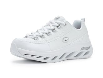 Skechers Skechers Arch Fit Glide-Step Womens Shoes White : 8.5 B - Medium, Leather