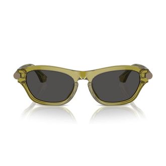 Burberry BE4430U411887 Geometric Full Rim Sunglasses - Green