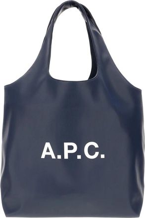 A.P.C. Ninon Tote Bag - Dames - Shoppers - Blauw - ONE Size - Polyester - Tassen