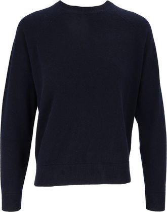 MC2 Saint Barth Night Blue Delphine Relaxed Fit Cashmere Sweater