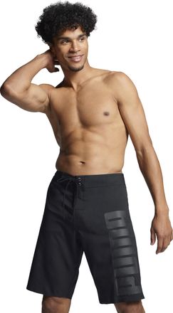 Puma Badeshorts PUMA PUMA SWIM MEN LONG BOARD SHORTS 1P, Herren, Gr. XXL, N-Gr, schwarz, Microfaser, Obermaterial: 100% Polyester, Badehosen Badeshorts, mi