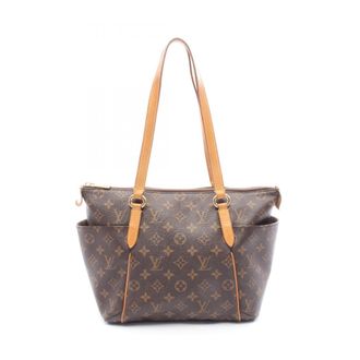 Louis Vuitton Brown Monogram Coated Canvas Handbag Tote Bag (Pre-Owned)