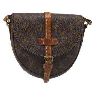 Louis Vuitton Pre-owned Monogram Canvas Shoulder Bag - Dames - Pre-owned - Bruin - Maat: ONE Size Leer