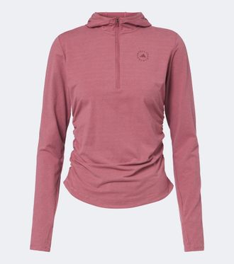 adidas by Stella McCartney Logo jersey hoodie
