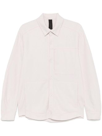 Transit Par-Such virgin wool button-up overshirt - Neutrals
