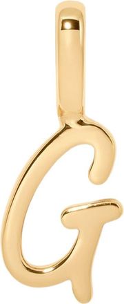 Made by Mary Script Initial Charm Gold Vermeil in Gold Vermeil Initial G at Nordstrom