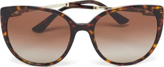 Bulgari Occhiali da sole cat-eye - Marrone