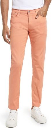 Brax Mens Chuck Slim Fit Five Pocket Pants in Peach at Nordstrom, Size 34 X 34