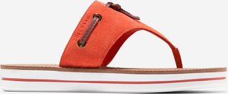 Cole Haan Womens Pinch Long-Weekender Thong Sandals - Orange Size 10.5