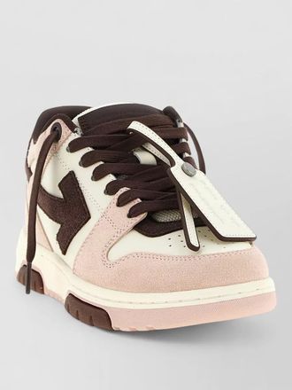 Off-white leather out of office low-top sneakers