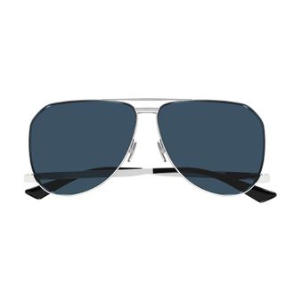 Saint Laurent SL690DUST001 Aviator Silver Frame Sunglasses - Silver