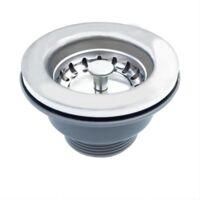 OEM Colador De Fregadero - 85 Mm De Di&aacute;metro Exterior, Apto Para Fregaderos De Cocina Y Ba&ntilde;o, Etc. - 1 Unidad, Acero Inoxidable - Crezuo