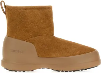 Moon Boot Brown Suede Mezzaluna Ankle Boots
