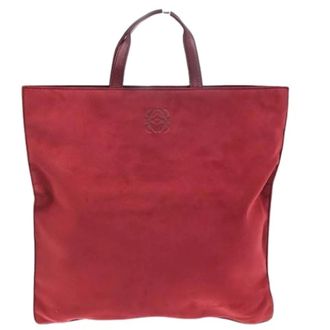 Loewe Pre-owned Tote Bags, female, Red, Size: ONE SIZE Pre-owned Tote Bag
