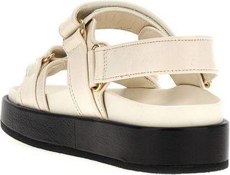 Tory Burch Womens Sandals New Ivory Footwear - Flats