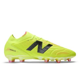 New Balance Unisex Tekela Elite Low Laced FG V5 1ST EDITION in Giallo/Rosso, Taglia 42.5