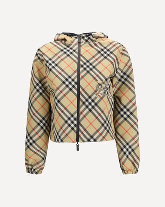 Burberry Reversible cropped check Jacket Female XS