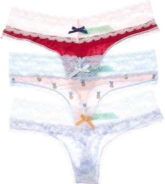 Honeydew Intimates Set Of 3 Ahna Thong