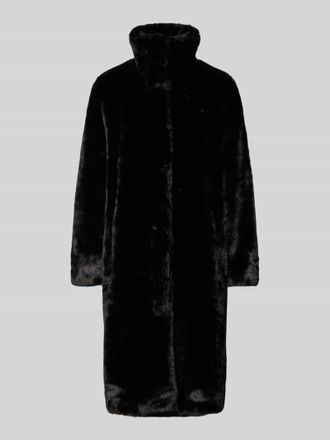 HUGO BOSS Regular Fit Webpelzm&auml;ntel mit Umlegekragen Modell CETEDIA in Black, Gr&ouml;&szlig;e 38