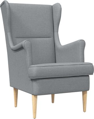 vidaXL Sill&oacute;n Gris Claro Tela Vidaxl