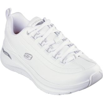 Skechers Womens Arch Fit 2.0 - Star Bound Trainers - White - Size UK 8