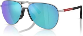 Prada Heren, Accessoires, Grijs, Maat: 59 MM Polyamide