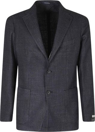 Tagliatore Montecarlo Jas - Heren - Blazers - Blauw - L - Wol - Jassen