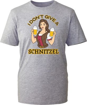 Generic I Dont Give A Shnitzel T-Shirt, Funny October Fest Barmaid Graphic Beer Lover Festival Shirt, Gift Unisex Tee Top (Heather Grey, M Years)