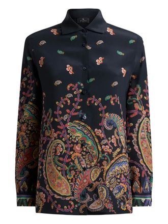 Etro paisley-print shirt - Blue