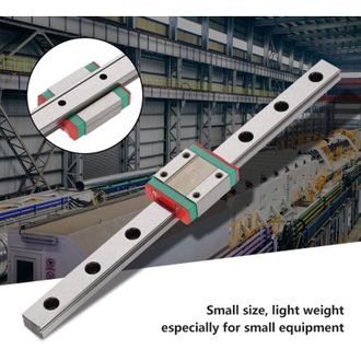 OEM Gu&iacute;a Lineal En Miniatura, 1 Pieza Lml12b Gu&iacute;a Lineal En Miniatura De 12 Mm De Ancho + Deslizador Para Varillas/ejes/rieles De Movimiento Lineal Endure