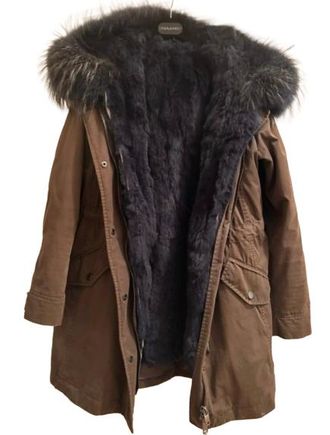 Max Mara Weekend Brown Parka Jacket Size M