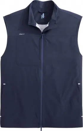 Johnnie-O Mens Big Sur Full-Zip Performance Vest In Navy