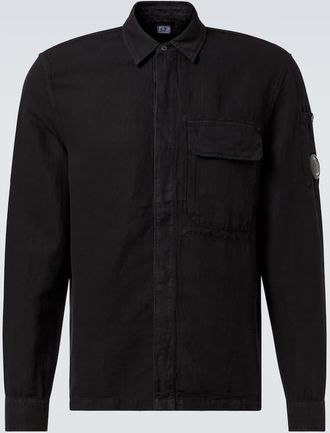 C.P. Company Camicia Lens in cotone e lino