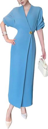 Burryco Short Sleeve Maxi Dress